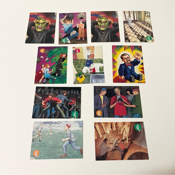 Vintage 1996 Topps Goosebumps Trading Cards Lot - R.L. Stine 90s - Picture 14 of 14